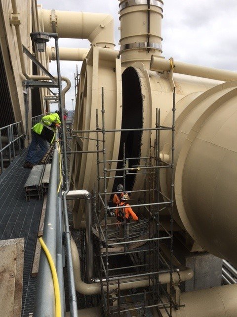 Power Generating Station ACC work